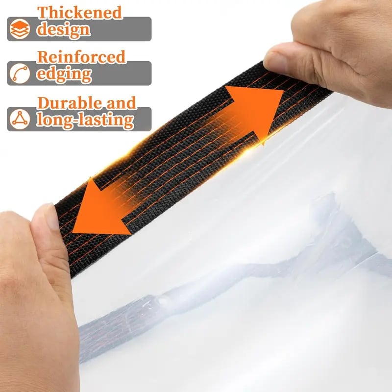 ⏰Limited Stock 49% OFF🌞💦🌊 Transparent Outdoor Protection System—Outdoor Cover with Metal Grommets💧