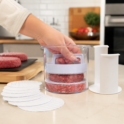 Bye 👋 Messy Hand-Shaping! Craft Pub-Standard Burgers in Seconds 🍔