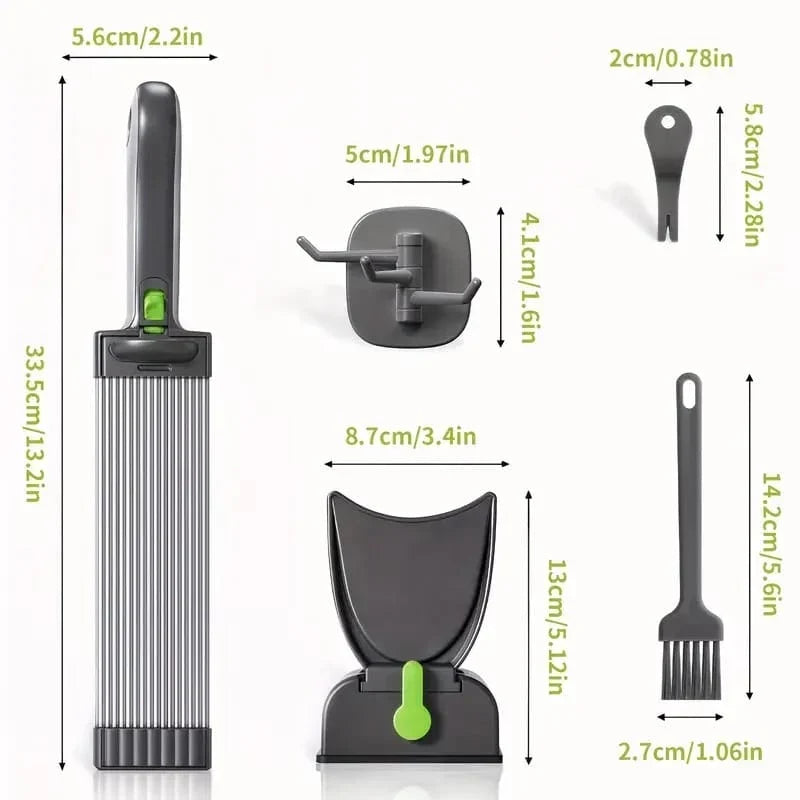 Manual Meat Slicer and Knife Sharpener Set for Home Cooking and BBQ