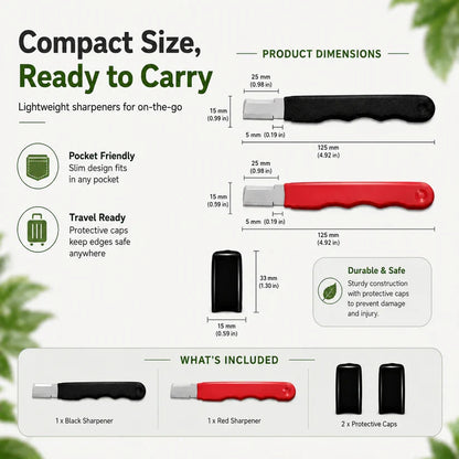 2 Count Professional Kitchen Knife Sharpener