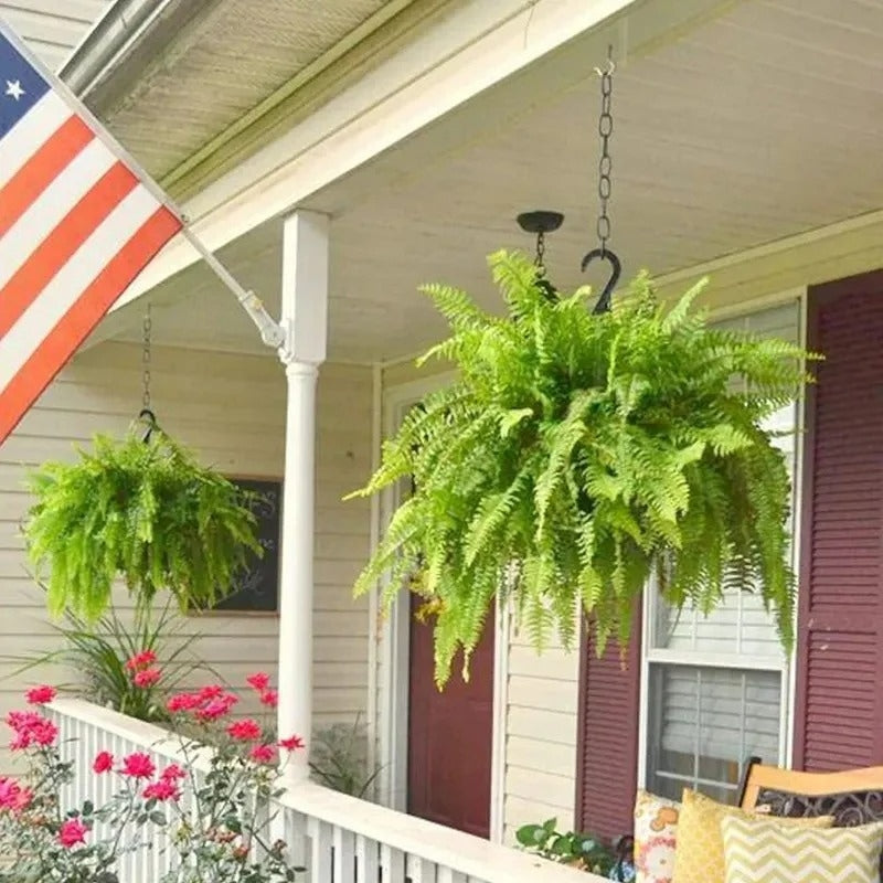 🎁Hot Sale 49% OFF🔥Oversized Pre-Lit Artificial Boston Ferns - No watering, No fading