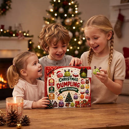 🎄 Christmas Dumpling Squishy Advent Calendar 🎅🎁
