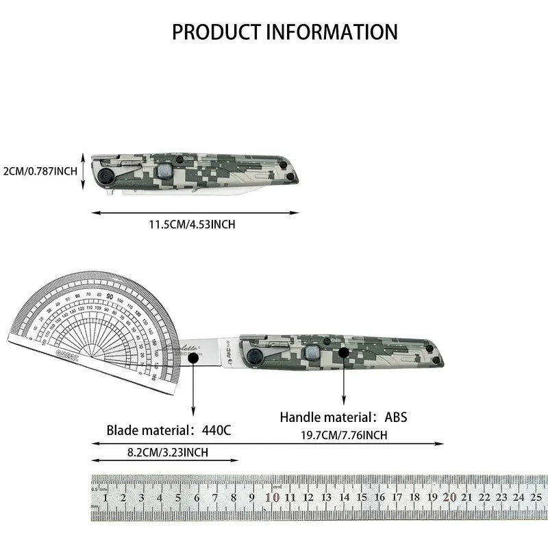 🔪High Hardness Stock Colt II Folding Knife with Safety Lock