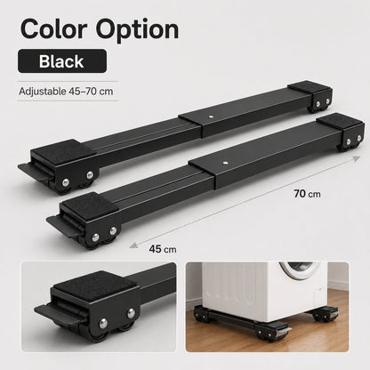 🔥LAST DAY SALE 50% OFF-🔧Adjustable Movable Appliance Roller Base(2 Pack Set)