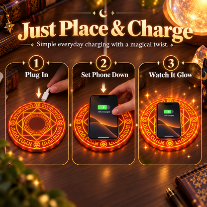 10W Magical Girl Sound and Light Wireless Charger