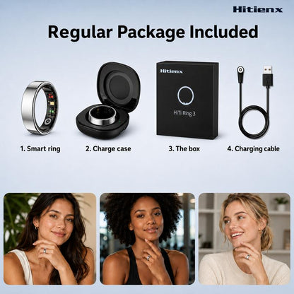 Hitienx Smart Ring 3, Fitness Tracker with 24/7 Sleep Tracking, Heart Rate