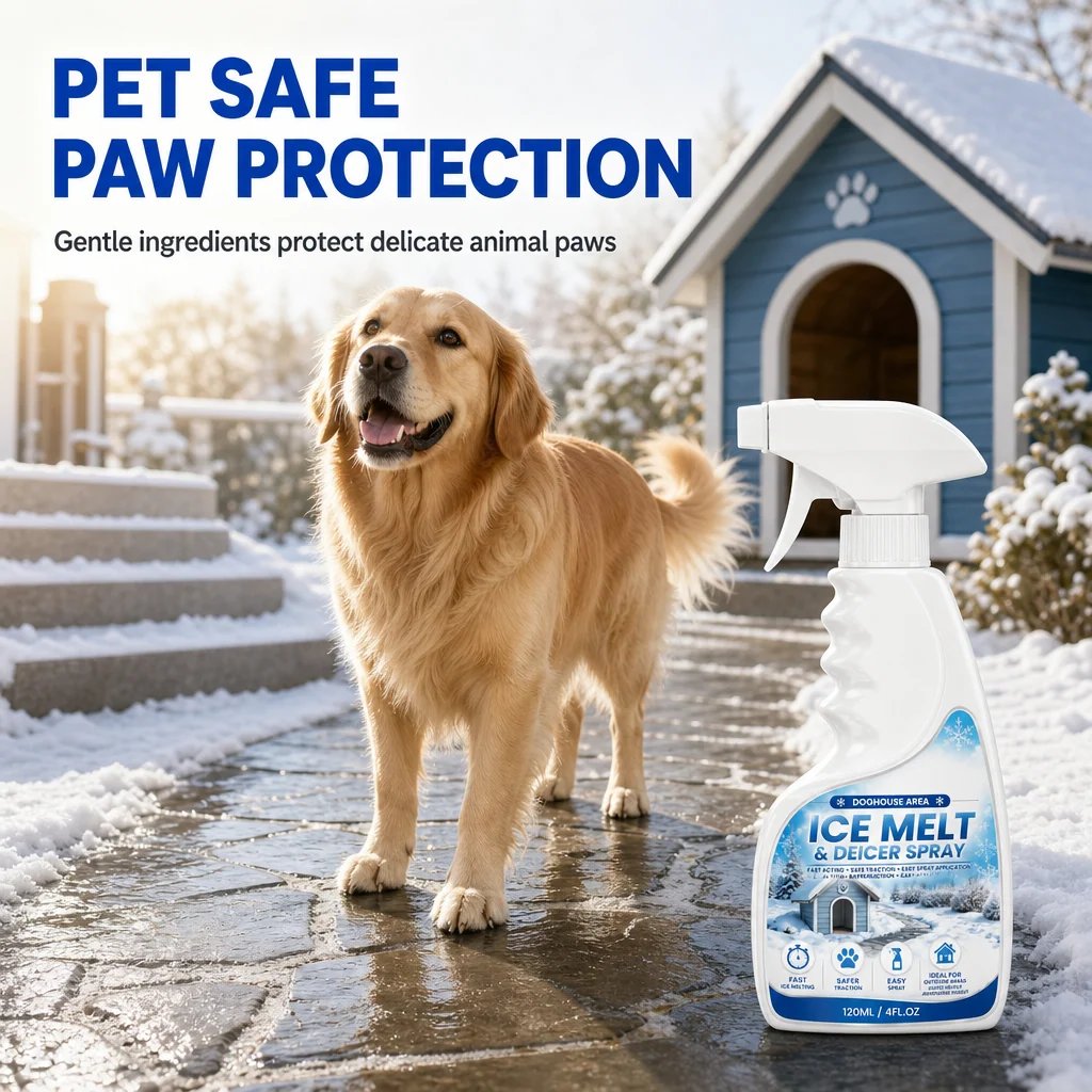 💯🥳2026 HOT SALE🥳💞50K+ SOLD! ❄️🐾 50% OFF! Outdoor De-Icing & Snow Melting Spray – pet-safe, dissolves frost on contact. Clear steps, walkways & patios fast! 🛡️✅