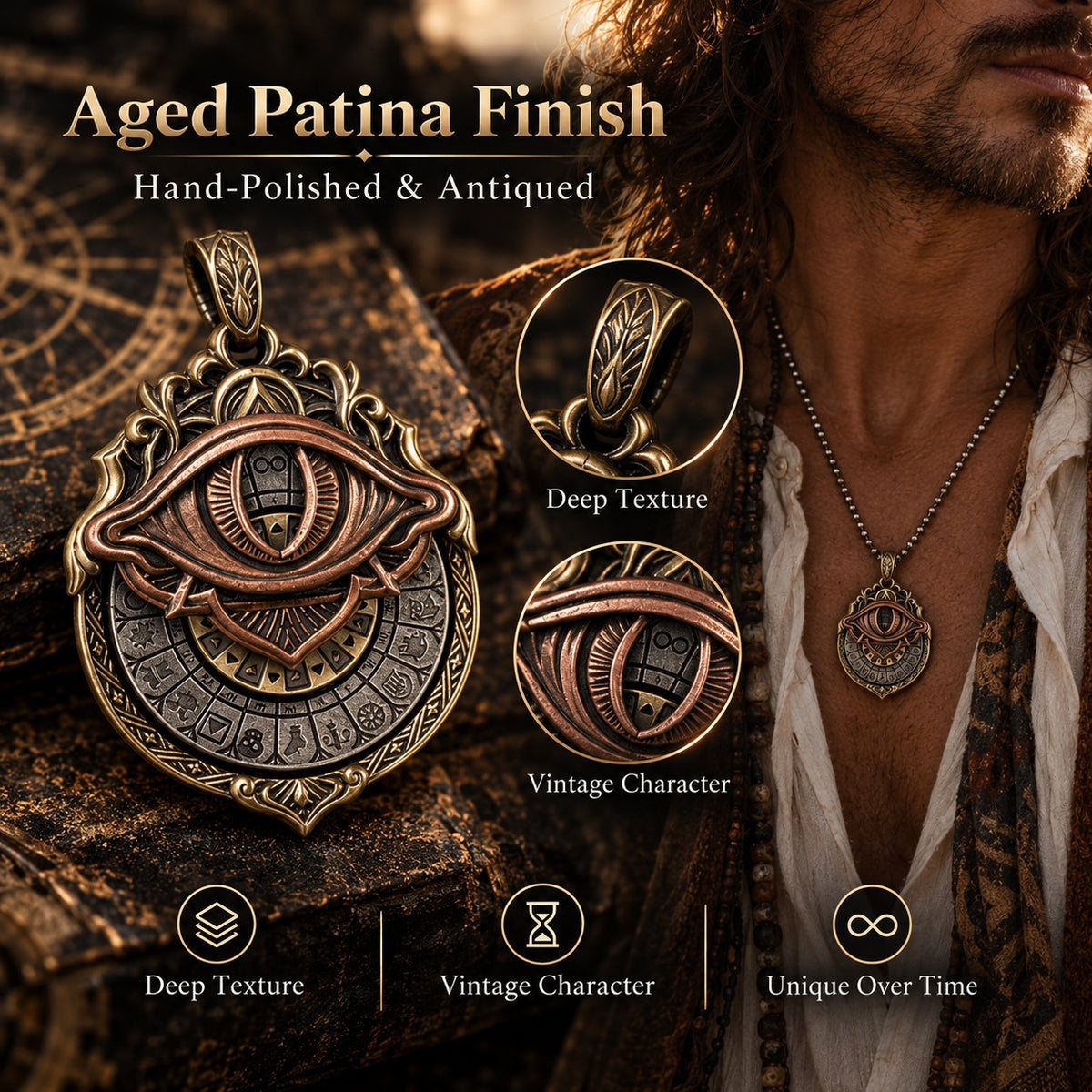 Industrial Mechanical Kinetic Pendant — Living Steampunk Art