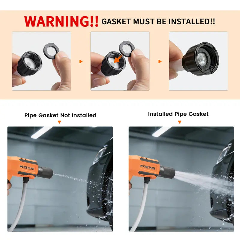 💦 WYNSTANE Portable Foldable Cordless Pressure Washer 🚗✨