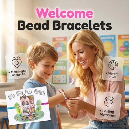 🔥Last Day 49% OFF - ✨🌈Pack of 25 Welcome BeadBracelets - StrengthenClassroom Friendship & SpreadWarm Kindness!