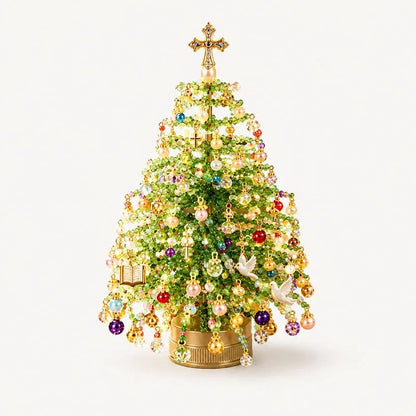 🤶🏼🎅DIY Beaded Christmas Tree Kit – 🎄Create Your Own Sparkling Holiday Decoration