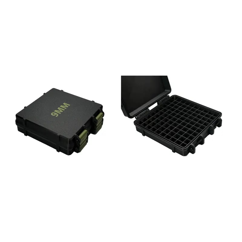 🧰 100 Slot Ammo Storage Organizer Case | 🔒 Snap-Lock Storage Box | 🎯 Range Gear Storage | 🚀 New Variations Added Regularly