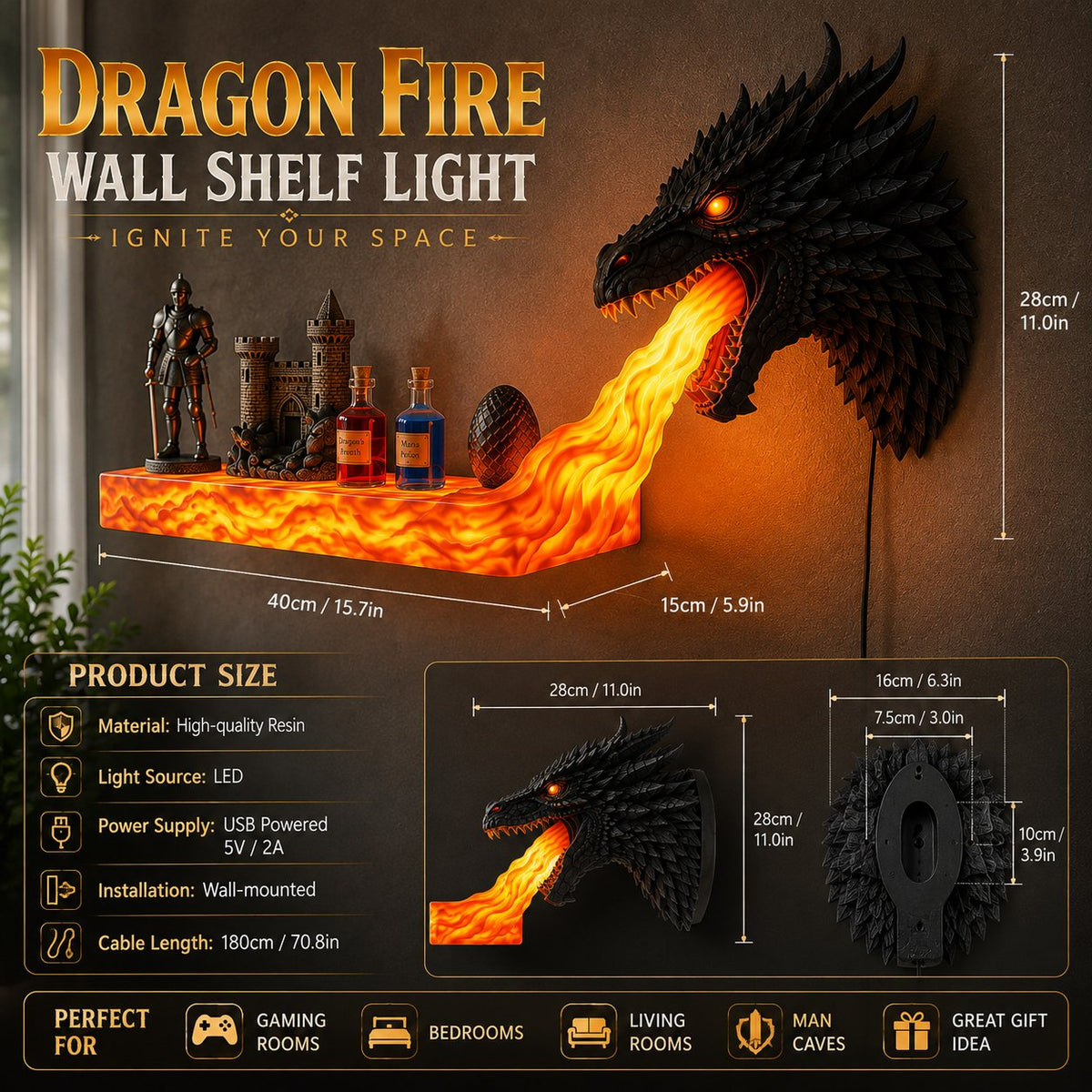 🎁Last Day Promotion 49% OFF🔥Dragonfire Shelf