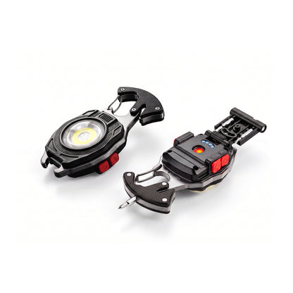 💡 8-in-1 Multifunctional Keychain Flashlight 🔦🌈