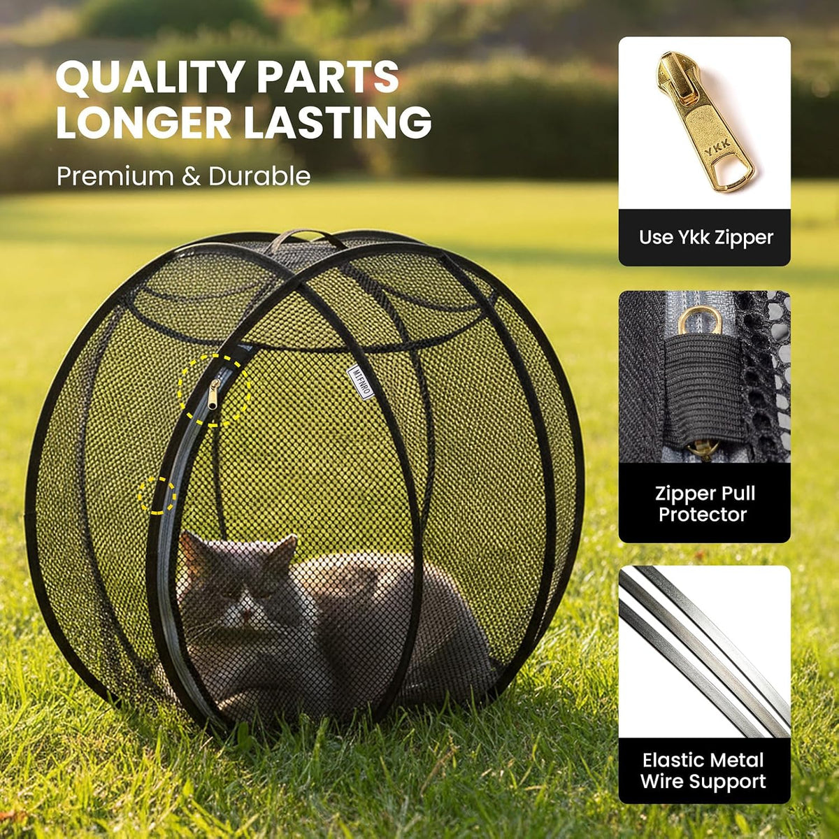 🐾New Portable 360° Cat Playpen – Their Safe Little Space Anywhere