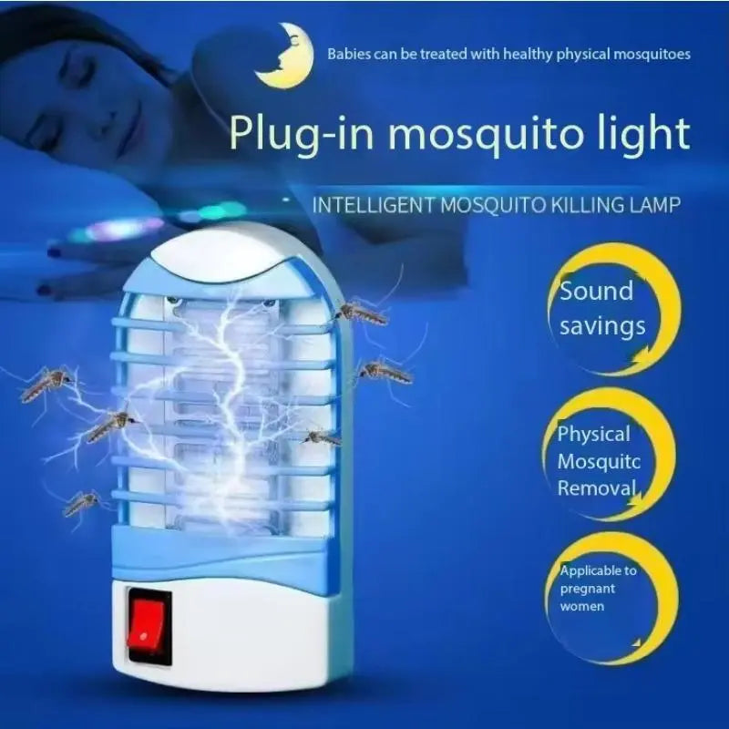 🦟⚡4-Pack Plug-In Blue Light Electronic Bug Zapper