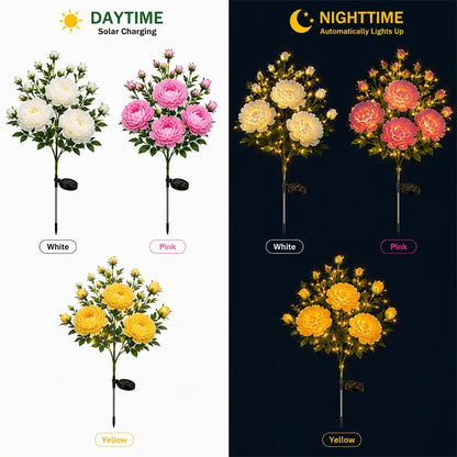 ✨Nature Inspired Floral Solar Garden Pathway Lighting