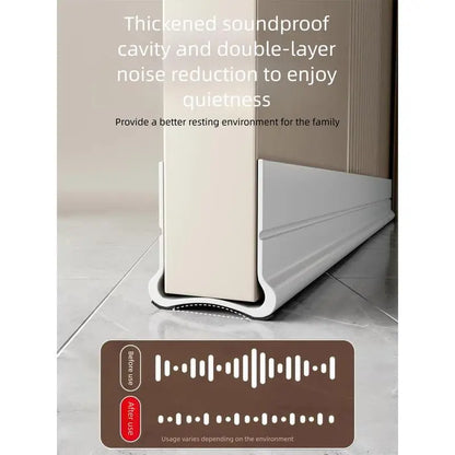 🚪 Triple-Seal Under Door Draft Stopper – Noise Reduction, Weather Protection & Energy-Saving Seal