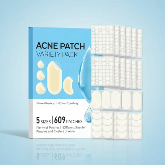 609 Count Pimple Patches for Face, Hydrocolloid Acne Patch Bulk