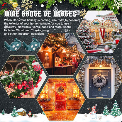 🎄 20-Pack Magnetic Christmas Light Clips ✨ Easy & Secure Holiday Light Hanging