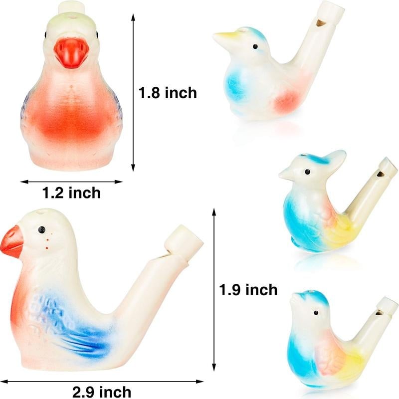 🔥Hot Sale🐦 Ceramic Water Bird Whistles – 6-Piece Set 🐦