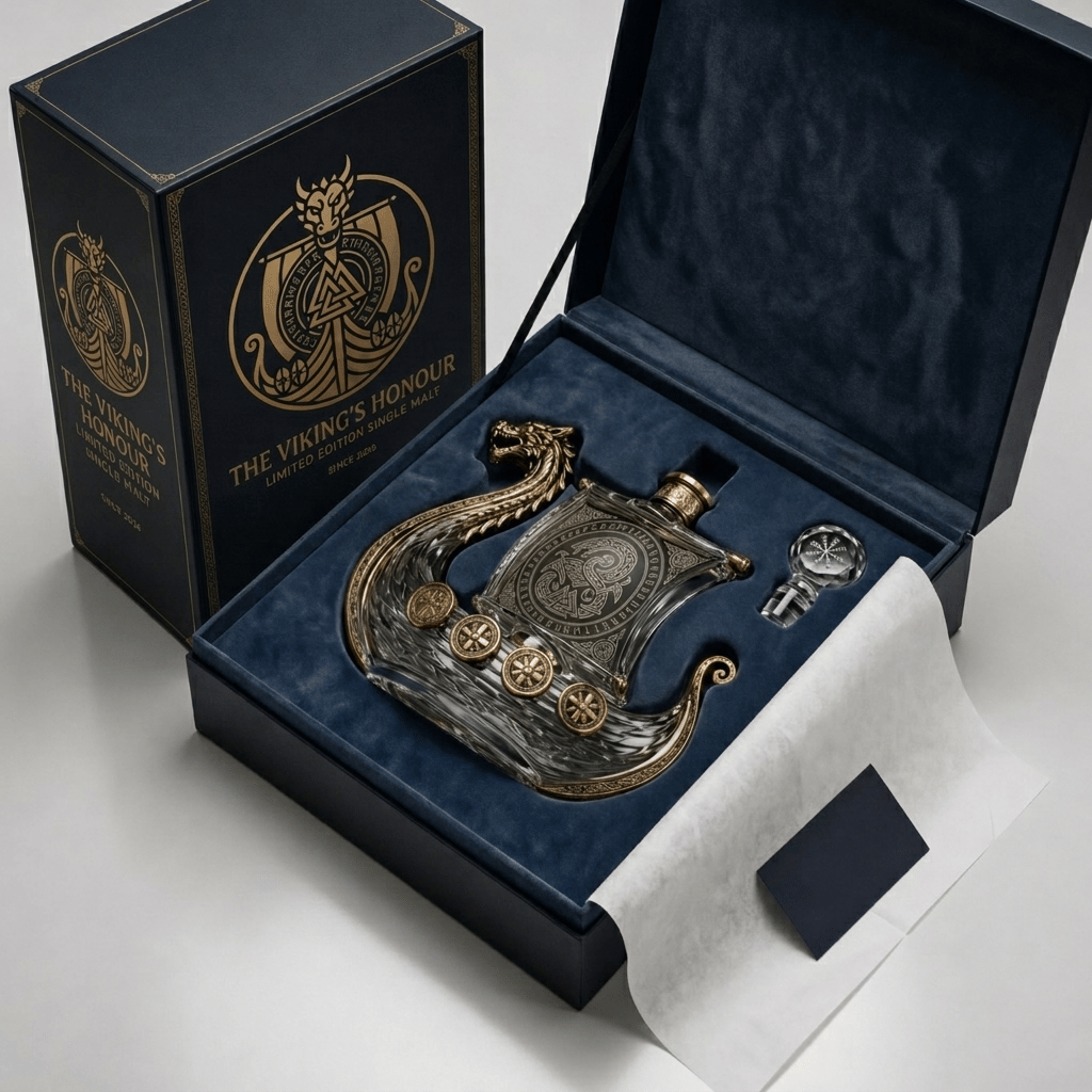 🔥Last Day 49% OFF⚔️ The Viking's Honour - Limited Edition Crystal Whiskey Decanter