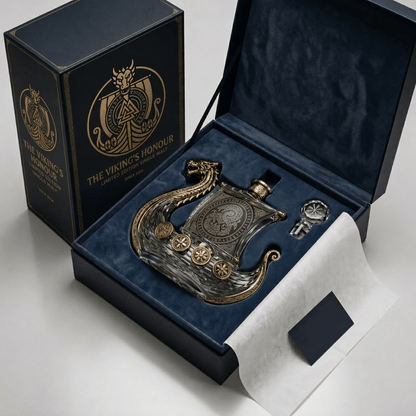 🔥Last Day 49% OFF⚔️ The Viking's Honour - Limited Edition Crystal Whiskey Decanter