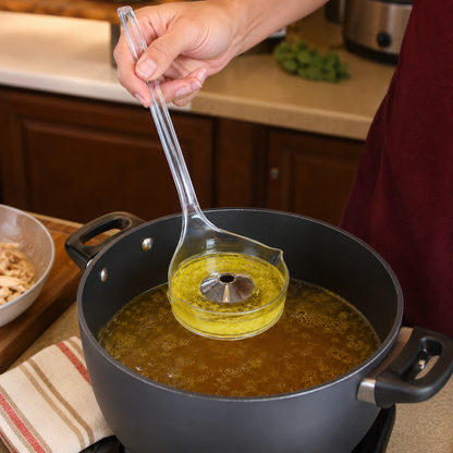 Oil Separating Spoon-Fat Skimmer