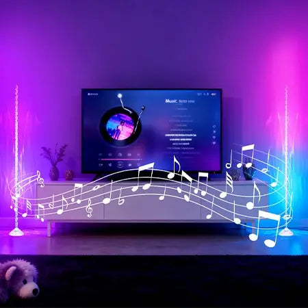 ❤️Crystal Floor Lamp with Magic Color, Smart Floor Lamp with APP&Remote Control