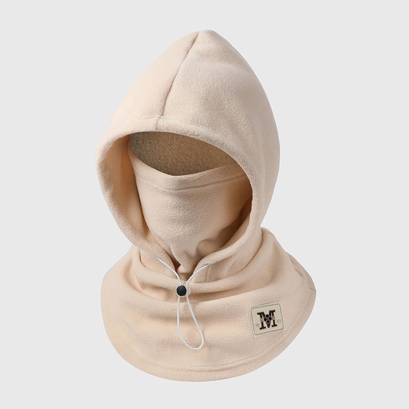One-piece warm mask hat, Outdoor cycling windproof warm hat with neck mask