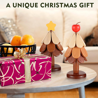 🎄 Christmas Tree Wooden Trivet Set – A Festive Touch for Every Table🎁✨