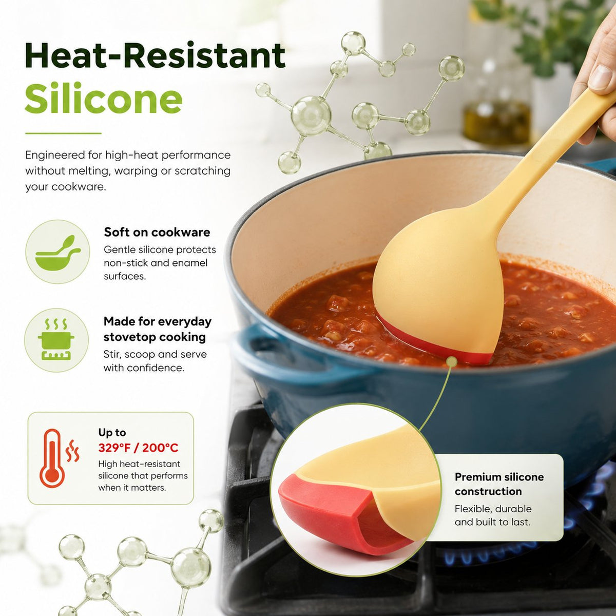 2-in-1 Silicone Scoop Spatula