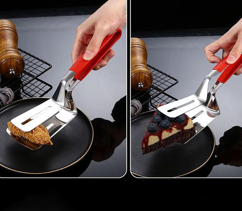 📢Buy 1 Get 1 Free⏰ Stainless Steel Shovel Clip – 2‑in‑1 Kitchen & Grill Tool 🍳🔥