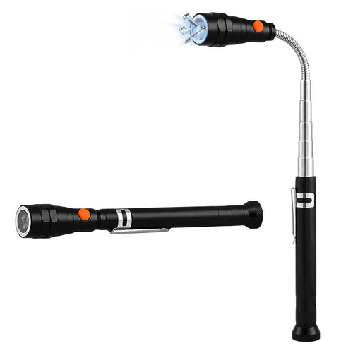 🧲🔦Extendable Magnetic Pickup Tool | LED Telescoping Magnet, Gifts for Men & Car Accessories 💝