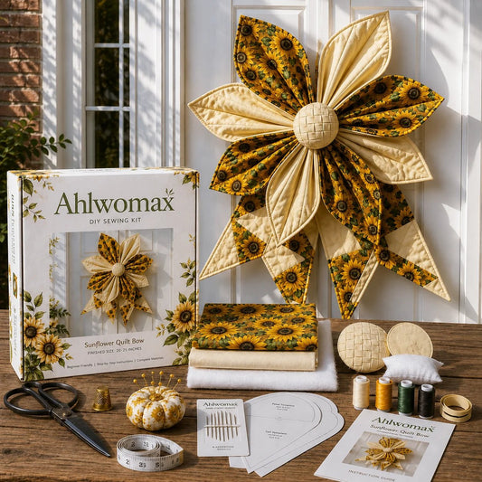 🔥HOT SALE🔥 Last Day 50% OFF - Large Patchwork Bow Sewing Kit
