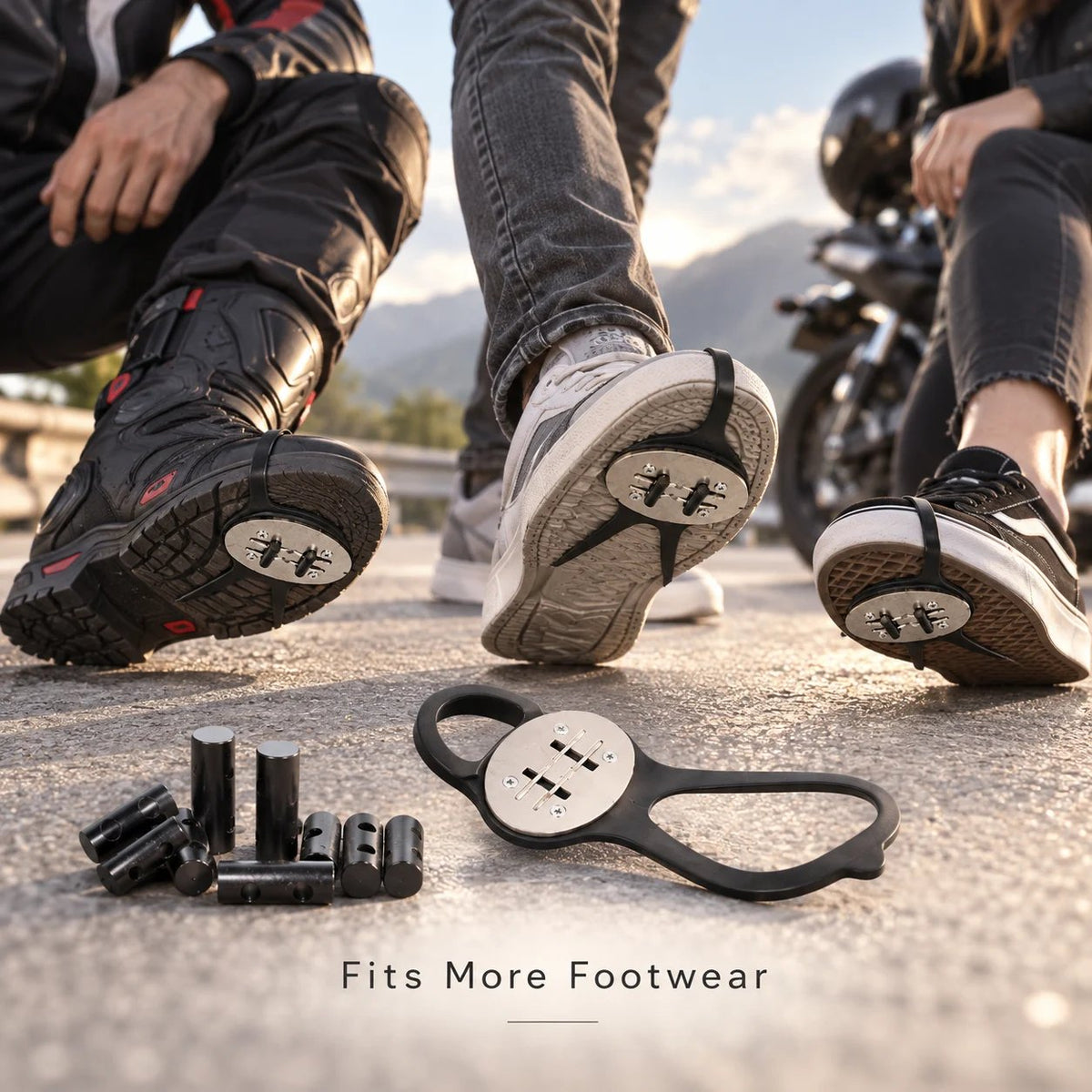 🏍️ Motorcycle Boot Spark Sliders 🔥 | Real Sparks & Eye-Catching Riding Effects ⚡