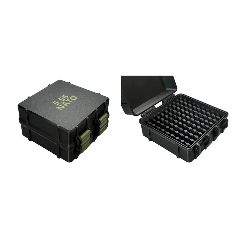 🧰 100 Slot Ammo Storage Organizer Case | 🔒 Snap-Lock Storage Box | 🎯 Range Gear Storage | 🚀 New Variations Added Regularly