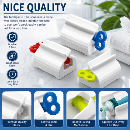 🔥3 Counts Rolling Tube Toothpaste Squeezer
