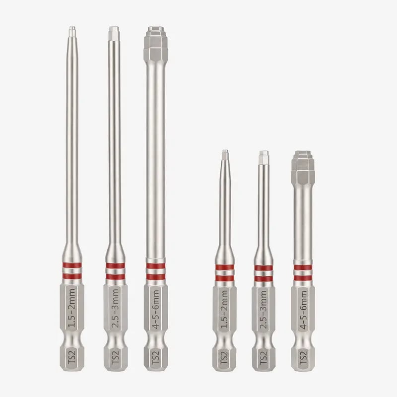 6-Piece High-Strength Magnetic Drill Bits (65mm/100mm)