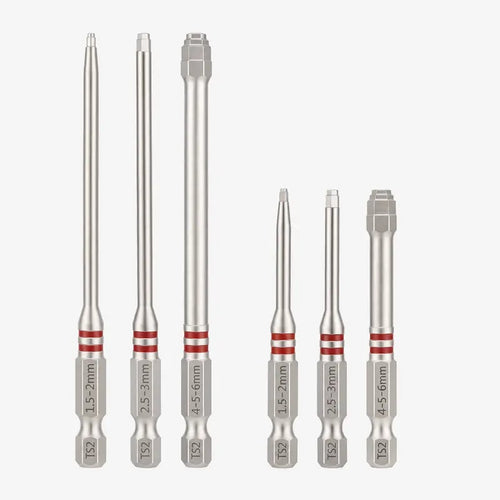 6-Piece High-Strength Magnetic Drill Bits (65mm/100mm)