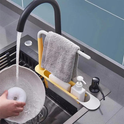 Retractable Thickened PP Sink Organizer