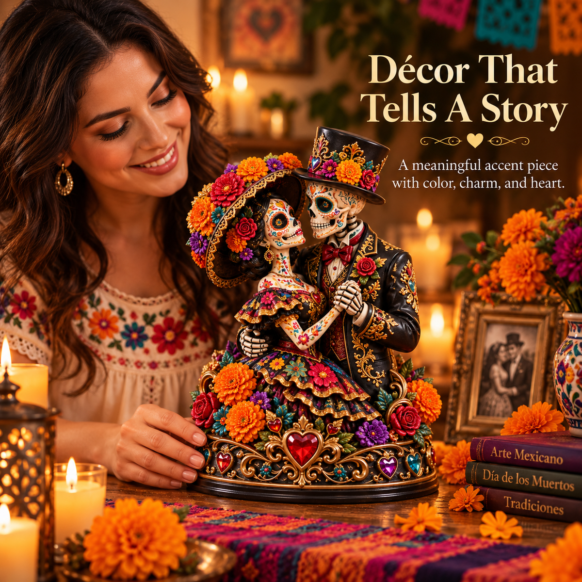 💞 💀Day of the Dead Catrina Figurines