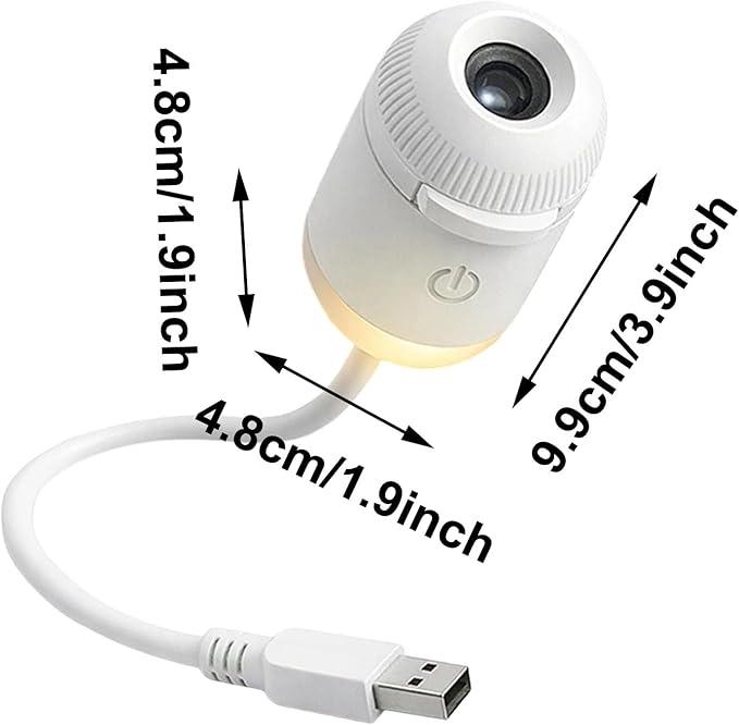 🌌 2-in-1 Galaxy Projector Night Light with 3 Projection Films