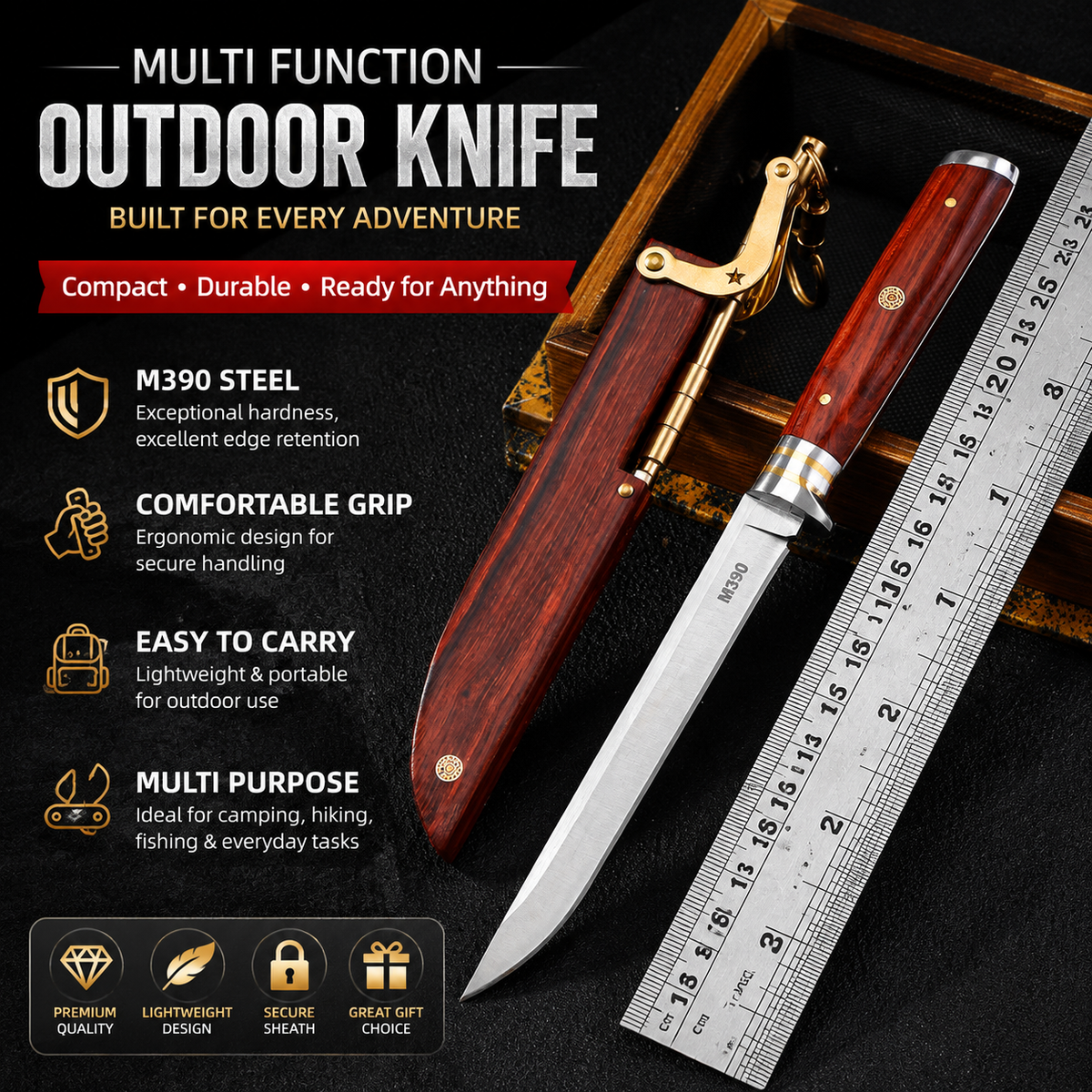 🔪 PREMIUM OUTDOOR KNIFE