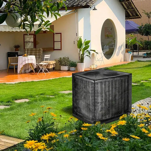 ❄️ Heavy-Duty Mesh AC Cover – All-Season Outdoor Protection