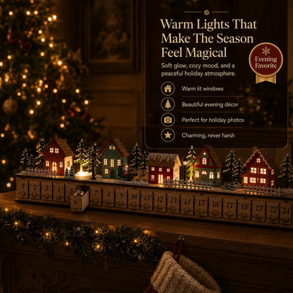 🎄 Light-Up Christmas Village Advent Calendar