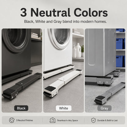 🔥LAST DAY SALE 50% OFF-🔧Adjustable Movable Appliance Roller Base(2 Pack Set)