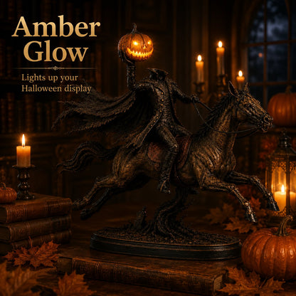 ⏰Limited Stock 49% OFF - 🎃🏇Midnight Chase Headless Horseman Statue | Awaken the Legend of the Hollow(✨Same as the video)
