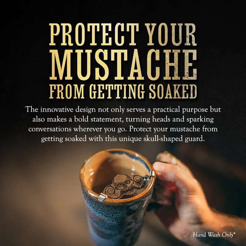 Moustache Drinking Protector for Coffee Mugs Beer Teacups Or Regular Cups