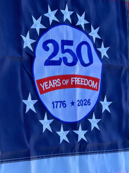 🇺🇸 1776–2026🔥250th Anniversary USA Commemorative Flag (3x5 Ft),Double-Sided Embroidered